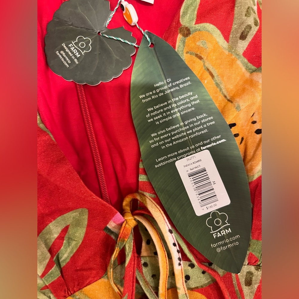 FARM Rio Romper NWT - Picture 7 of 15